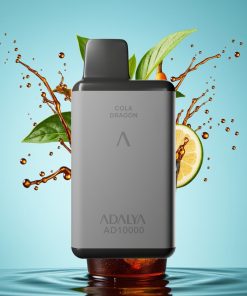 Adalya AD 10000 Puffs Кола Дракон USB-C Space Gray