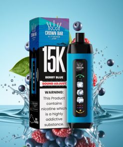 Al Fakher 15k Ледени Облаци 15000 пуфове 22мл Синьо Боровинково