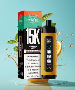 Al Fakher 15k Ледени Облаци 15000 пуфове 22ml Портокал Мента