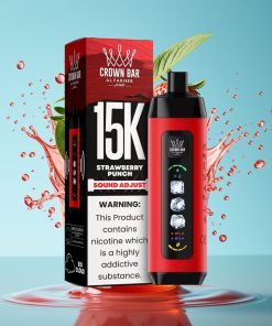 Al Fakher 15k Ледени Облаци 15000 пуфове Ягодов Удар