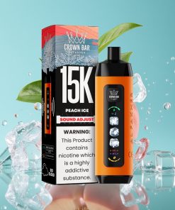 Al Fakher 15k Ледени Облаци 15000 пуфове Праскова Лед