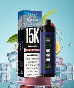 Al Fakher 15k Ice Adjust Clouds 15000 пуфа LED дисплей Ягода Лед