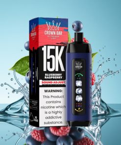 Al Fakher 15k Ice Adjust Clouds 15000 пуфове LED Дисплей Боровинка Малина