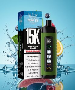 Al Fakher 15k Ice Adjust Clouds 15000 пуфове LED дисплей Синьо малинов взрив