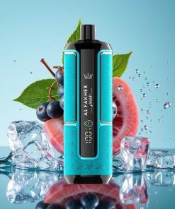 Al Fakher Crown Bar 15K Hypermax Диспоузабъл Вейп Кит 22мл Касис Лед