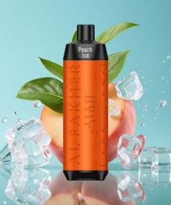 Al Fakher Crown Bar 8000 18ml Праскова Лед USB Type-C