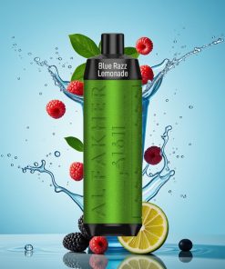 Al Fakher Crown Bar 8000 Crystal Диспозейбъл Vape 18ml Син Малинов Лимонада