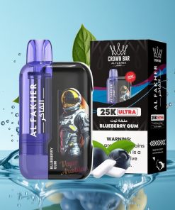 Al Fakher Crown Bar Ultra 25K 22ml Едноразов Вейп Синьо Дъвче