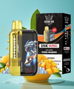 Al Fakher Crown Bar Ultra 25K 22ml Xладко Манго