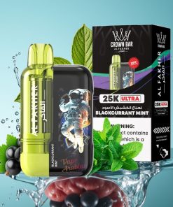 Al Fakher Crown Bar Ultra 25K LED Касисова Мента