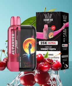 Al Fakher Crown Bar Ultra 25K LED Вишнево Фиеста