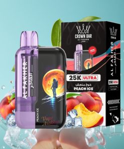 Al Fakher Crown Bar Ultra 25K LED Праскова Лед