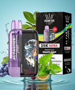 Al Fakher Crown Bar Ultra 25K LED Грозде Мента