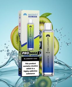 Hayati Pro Max 4000 Пуфове 1400mAh Батерия Боровинка Киви