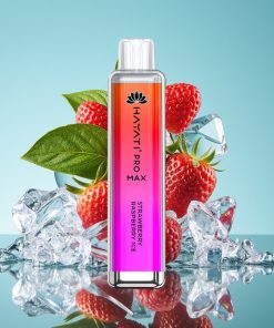 Hayati Pro Max 4000 Пуфове Мощен 1400mAh Бат Ягода Малина Лед