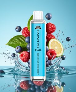 Hayati Pro Max 4000 Пуфса Rechargeable Син Кисел Малина