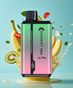 Hayati Pro Ultra 15000 Пуфове 2×12ml Киви Банан Ягода Банан