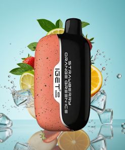 IGET Moon K5000 Пуфове 81.5g Ягода Портокал Зелен Лед