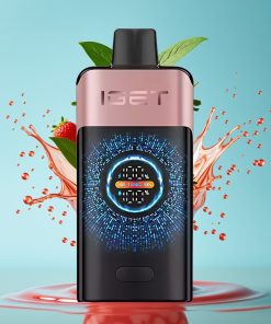 IGET ONE 12000 пуфове Голям Извит Цветен Екран Ягода Чупа Чупс