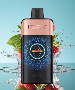 IGET ONE 12000 Пуфове Голям Извит Цветен Екран Ягода Малина