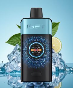 IGET ONE 12000 Пуфове Голям Извит Цветен Екран Боровинков Лед