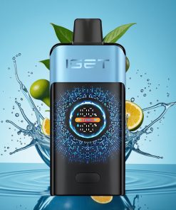 IGET ONE 12000 Пуфове Голям Извит Цветен Екран Синьо Чудовище