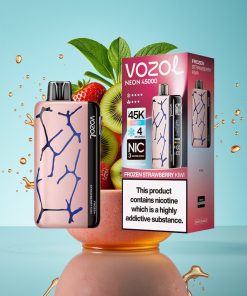 Vozol Neon 45K 45000 пуфа регулируем въздушен поток Замръзнала Ягода Киви