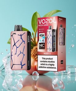 Vozol Neon 45K 45000 пуфса мрежова намотка праскова лед