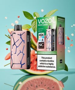 Vozol Neon 45k 45000 пуфове регулируем въздушен поток диня кисел праскова