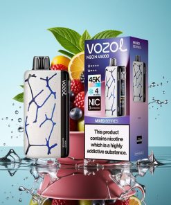 Vozol Neon 45k 45000 пуфове регулируем въздушен поток Mixed Berries (Смесени горски плодове)
